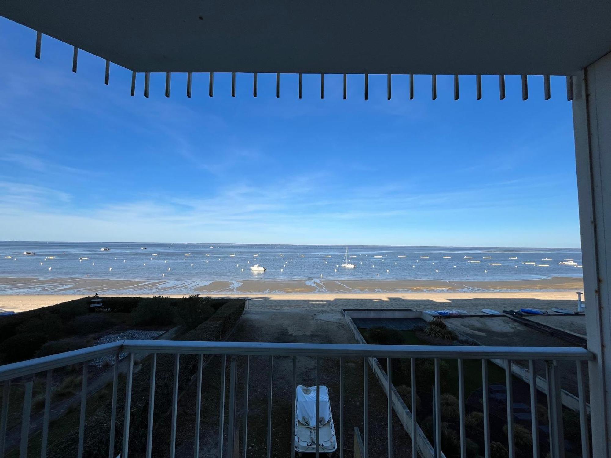Duplex T1 Vue Mer A Arcachon - Acces Direct Plage - Quartier Aiguillon - Fr-1-319-71 Exterior foto
